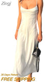 Women Sexy Bodycon Maxi Dress Ladies Low Cut Spaghetti Strap Dress Sleeveless Sling Long Dress Party