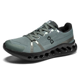 New Men's Ultra-Light Running Shoes Shock Absorbing Sneakers Men's Breathable Thick Bottom Flying Mesh Mesh Racing
