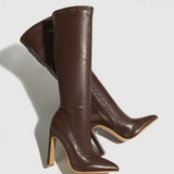 Naked Boots Temperament Sharp High And Long Boots And Thin Knight
