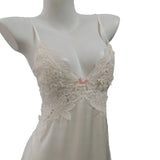 New Sexy Deep V Plus Chest Pad Pajamas Female Embroidery Lace Perspective Temptation To Tempt The Ribbon Pyjamas Home Clothes