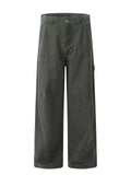 Zingj Gray Overalls Jeans Female Autumn New Style Wash Do Old Hottie Loose Wide Leg Casual
