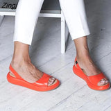 Women Sandals Flops Fashion Rome Slip-On Breathable Non-slip Shoes Woman Slides Solid Casual Female 2023