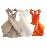 Women's Clothing INS Burst Cross Hanging Neck Top Trousers Set Fashion