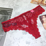 Lace Lady T-Shirt Lace Trousers Heart-Shaped Love Hanging Cotton Crotch Trousers Low-Waisted