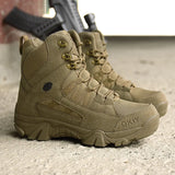 Seasons Military Boots Special Forces Climbing Boots Outdoor Waterproof High-Top Desert Boots Tactical Boots Large Size Military Shoes Men's