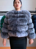 Fever Imitation Fox Fur Coat Women's Short-Sleeved Fur