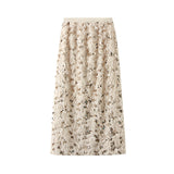Liang Split Dress Girl Autumn And Winter Plush Plush Tweed Su Thin Straight A-Dress Dress