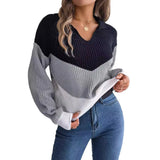 Orders For 2025 Autumn And Winter Casual Collar Bumpy Long-Sleeved Knitted Jacket Sweater Women's