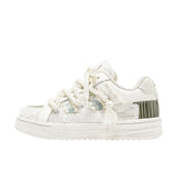 Shoe Destruction Series Of Small White Shoes Men And Women The Same Couple Bread Shoes Men's Shoes Men's