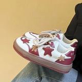 Star Plate Shoes Women 2025 Autumn New Korean Version Of The Flat-Soled Casual Shoes In The Trend Of The Students Single