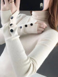 Sweater Women Slim Pullover 2023 New Autumn Winter Korean Fashion Sweaters Jumper Female Clothing Basic Knitwear