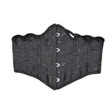 Short Model 4 Buckle Antler Embossed Flower With Beautiful-Looking Belt Ceiling Petals Under The