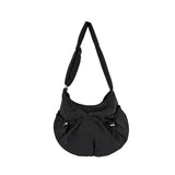 Shirring String Big Shoulder Crossbody BagOutfit