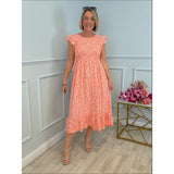 Summer Explosion Lady Print Floral Elegant Dress Holiday