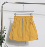 Niche Dress Half-Dress Woman Tight Waist A Trouser Skirt Open Fork Quick Dry Casual Skirt