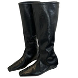 Head Heightening Long-Skinned Women 2025 Autumn New Retro Pants Boots Knight Thin Skin