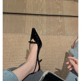 New Beautiful Bow Leather High Heel Female Thin Heel With High Heel Sandals Tips Cool Single