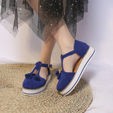 Fashion Flat-Soled Sandals Comfortable Large-Size Women's Shoes 35-43 Yards Twi-Sold Single