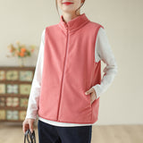 Autumn And Winter New Mother Dress Rocking Velvet Horse Clip Warm Casual Coat Women Fashion Shoulder Vest