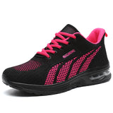 Women's Shoes 2025 Spring New Hollow Single Network Air-To-Air Air Cushion Damping Light Leisure Sports