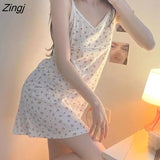 Women Lovely Simple Cute Floral Thin Summer Clothing Home Fashion Popular Korean Style New Arrival Hot Sale