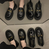 Lefy Shoes New Spring And Autumn Senior Women's Shoes Jk Mary Jane Single Shoe College British Wind Small Leather