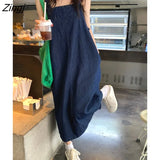 Dresses Women Minimalist Pure Retro Design All-match Sleeveless Summer Midi Vestidos Casual Trendy Japanese Style