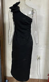 Zingj Summer New Light Ripe Wind Pure Color Three-Dimensional Bow Knot Temperament Slit Dress-Outfit