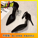 Heel Single Shoes French Tying High Heels Women 2025 Summer Pure Want Head Sandals Fashion Buckle