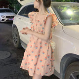 Dress Women Elegant Popular Trendy Korean Style All-match Summer Street Wear Clothing Ins New Arrival Patchwork