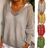 Hair Knitting Hoodie Hoodie Hoodie Thin Loose