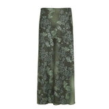 Vintage Ancient-Sense Plant Floral Print Bump Niche Design Hot Girl