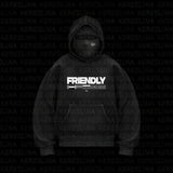 Double Hat Unique Design Hooded Hooded Jacket Autumn And Winter New Men's And Women's Same Loose Y2K