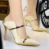 Shoes Fashion Woman Pumps Pointed Toe High Heels Women Shoes Stiletto Heels Sexy Party Shoes 2021 Women Slippers
