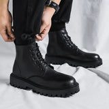 Boots Male British Style Black Fashion Ankle Boots