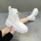 Martin Boots Women's New Korean Version Of Fashion Women's Shoes Thick Bottom With Sided Zipper Women's Boots In Autumn/Winter