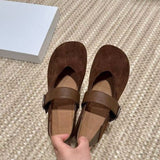 The Fall Of 2025, The New Retro Leopard Light-Stiped Mary Jane Single Shoe Women's Flat Base With Soft-Bottomed Birken Women's