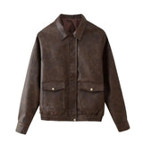 And Winter New Women's Clothing To Restore The Ancient Money Wind And A And A Jacket Locomotive Jacket