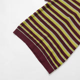 Euro 2025 New Fashion Women's Striped POLO Collar Short-Sleeved Top