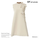 New Personality Tuxedo Side Side Shoulder Buckle Suit Broken Sleeve Ash Spliced Long-Sleeved Coat