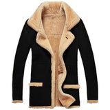 Autumn And Winter Burst Single Fur One Thick Coat Imitation Leather Velvet Men Coat