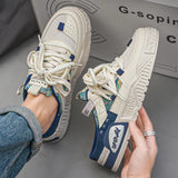 Semi-Slacker Shoes One Foot Pedal Casual Shoes Thick Soles Small White Tide Shoes Niche Design Board