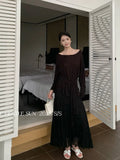 Xixi 2025 Summer New Temperament Is Thin And High-Rise Half-Dressed Dress Dress