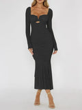 Ruched Bodycon Midi