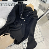 Zingj Hoodie Female Autumn New Loose Show Thin Design Sense Spring And Summer Coat Female Zipper