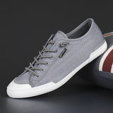 Men's Shoes 2025 Summer New Fashion Shoes Korean Version Of The Airable Canvas Shoes Low Help A Foot Pedal Cloth Shoes Men's Board