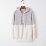 And Winter 2025 Tie-Up Hooded Hooded Tweed