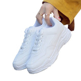Shoes Women 2025 Spring And Autumn New Fashion Leisure Ins Trendy Leather Breathable Sports