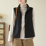 Autumn And Winter New Mother Dress Rocking Velvet Horse Clip Warm Casual Coat Women Fashion Shoulder Vest