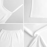 Spring And Summer Hot Selling Cow Print Satin Pajamas Shorts Suspenders Can Be Worn Outside Two